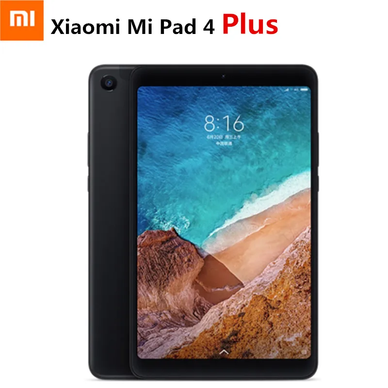 Xiaomi mi Pad 4 плюс г Phablet 10,1 ''mi UI 9,0 Qualcomm Snapdragon 660 ГБ + 64 распознавания лиц 13MP Cam Двойной Wi Fi планшеты PC