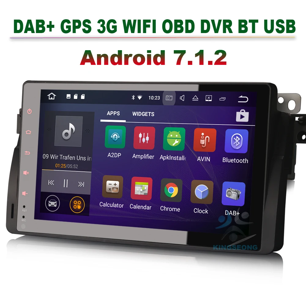 

Android 7.1.2 Car GPS Navigation for BMW 3er E46 M3 Rover75 MG ZT 3G Autoradio DVR OBD WIFI Mirror link Radio RDS Bluetooth AUX