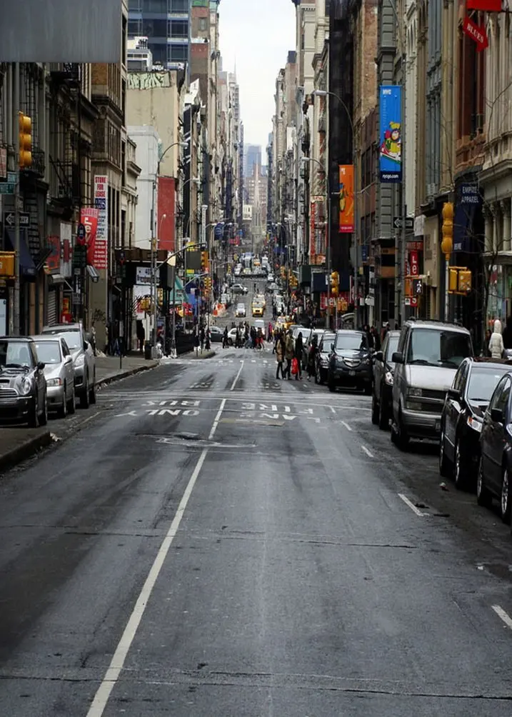 

Street View Building Photography Backdrops Photo Props Studio Background 5x7ft