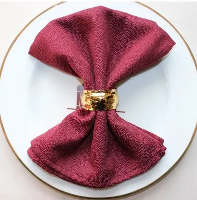 Лучший продавец ткани полотенце столовая салфетка для западной ресторан хлопок ткань салфетки салфетки 4 шт. в упаковке - Цвет: Cascade red