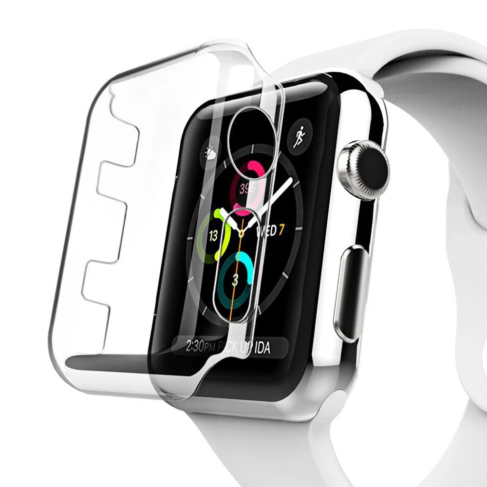 

For Apple Watch Series 2/3 Screen Protector PC Case Soft Transparent Ultra Thin Cover Accessories Protector For iWatch 2/3 42mm