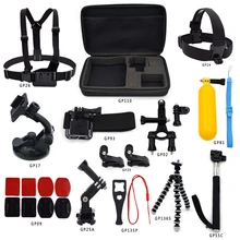 GoPro Accessories Family Kit Go Pro Hero 5 3+ 4 2 3 Accessories Head Harness Chest Belt Monopod for SJCAM SJ4000 Xiao yi GP-K51