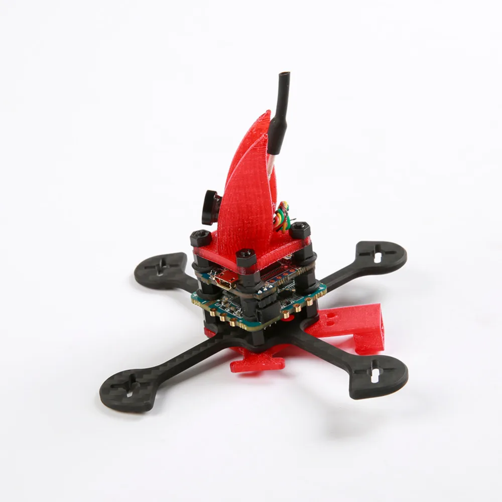 Carbon fiber 95mm 2 inch ture X mini Indoo frame with 3mm arm compatible 2540 tri-blade propeller/1106 1108 motor for FPV Racing | Игрушки и