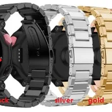 Для Gar min Forerunner 630 универсальный ремешок из нержавеющей стали три бусины Стропы Сумка с ручками-цепочками полосы GAR MIN 220 230 235 630 620 735