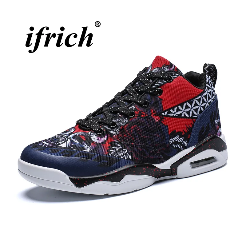 

2018 Sport Running Shoes Men Women Blue Yellow Athletic Shoes Air Cushion Jogging Shoes Male Size 35-47 Couples Sports Trainers