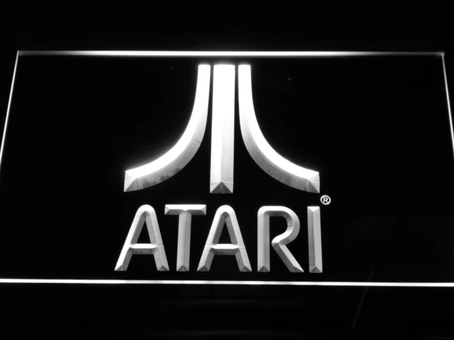 E022 Atari игра ПК логотип подарок дисплей светодиодный неоновый светильник вывески с включения/выключения 20+ цвета 5 размеров на выбор