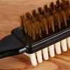 2-Sided Cleaning Brush Rubber Eraser Set Fit for Suede Nubuck Shoes Stain Dust Shoes Brush Steel Plastic Rubber Boot Cleaner 5
