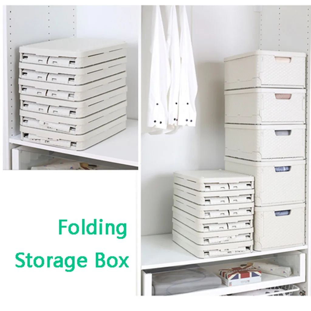 

Car Folding Storage Box Folding Bin For Household Clothes Storage Box home office storage