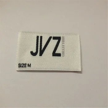 

Customized White Background Garment Labels / Woven Label