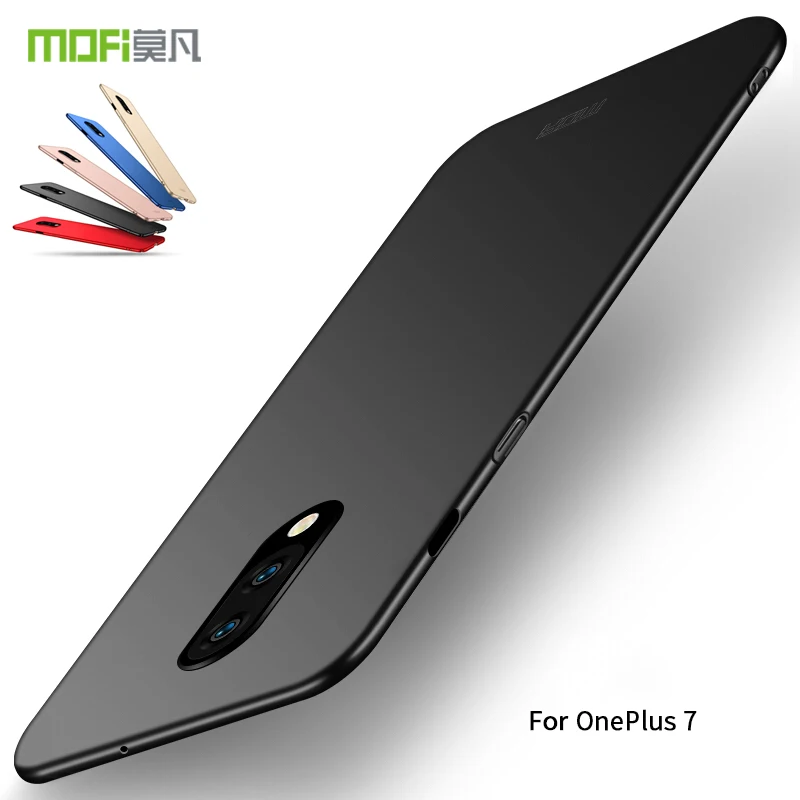 Для OnePlus 7 чехол для крышки корпуса Mofi классический матовый Жесткий Полный охват