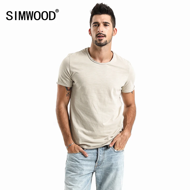 SIMWOOD Brand 2019 Hot Sale New Men Clothing T shirt Summer Short Sleeve O-neck Casual Slim Tops Tees Free Shipping 180050 SIMWOOD Brand 2019 Hot Sale New Men Clothing T shirt Summer Short Sleeve O-neck Casual Slim Tops Tees Free Shipping 180050