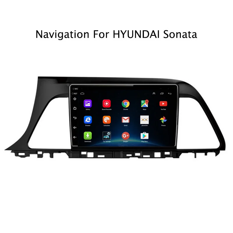 Best 9" 2G RAM 32G ROM car dvd player android For Hyundai Sonata 2016-2018 with sim card slot radio gps navigation stereo 3