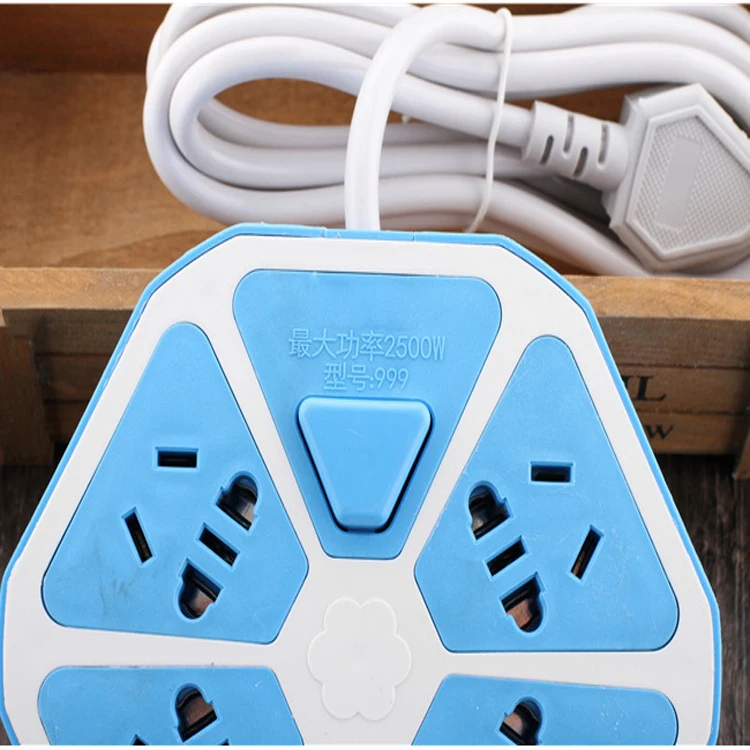 USB Power Multi вилки 4 розетки + 2USB защита от перегрузки удлинитель адаптер 1 5 м кабель