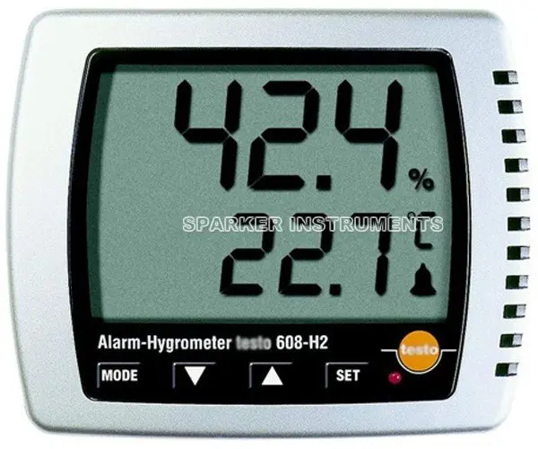 Humidity Dewpoint/Hygrometer Dew Point Meter Tester LED Alarm Testo 608