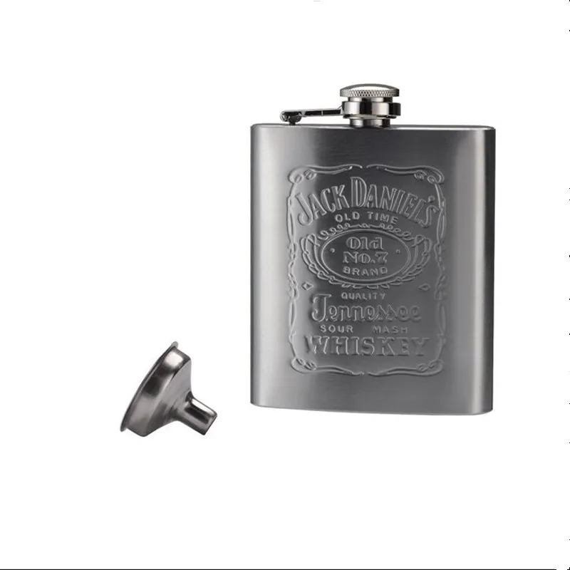 Hot sale metal hip flasks portable flagon stainless steel gifts travel