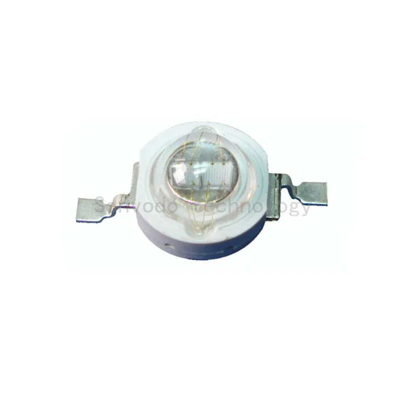100X Di Alta Qualit 5 W 370 375nm UV Viola Doppio Led LED Con 45mil 