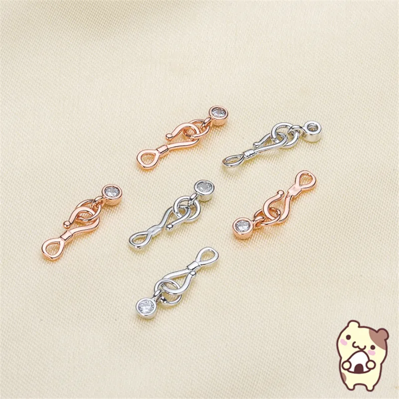 

Jewelry Making DIY Golden/Silvery Connector Clasps Findings Women Fashion Beads Pearls Bracelets Metal Clasps Accessories