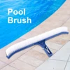 Brosse de nettoyage de piscine incurvée en plastique, outils durables de 18 pouces, épurateur de sol mural de Spa, à large usage ► Photo 2/6