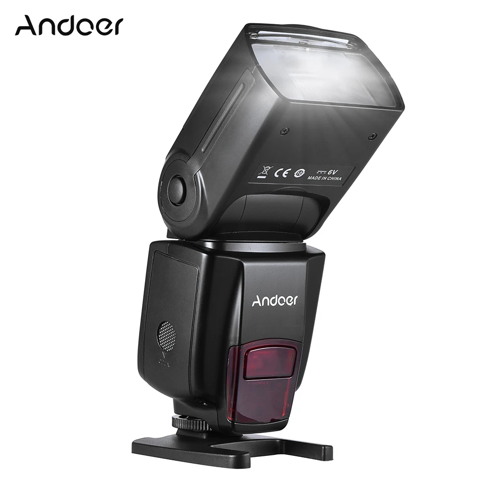 Беспроводная универсальная вспышка Andoer 2 4G Slave Speedlite с ЖК дисплеем GN50 для Canon Nikon