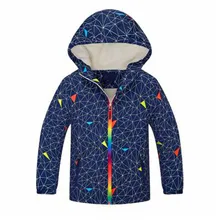 Теплая Новая флисовая утепленная одежда с капюшоном и длинными рукавами ветрозащитное теплое пальто для мальчиков Спортивная одежда Детские лыжные куртки