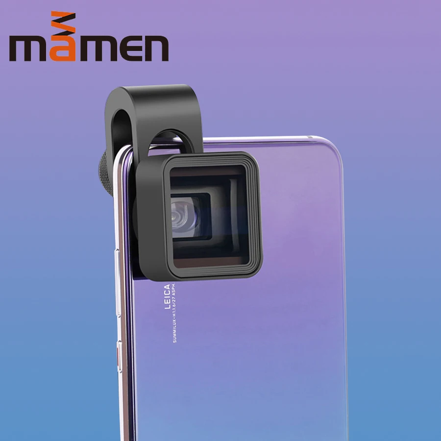 

MAMEN 1.33X Super Widescreen Lens Mobile Phone Lens Anamorphic Lens For iOS/Android Smartphones With Multilayer Optical Film