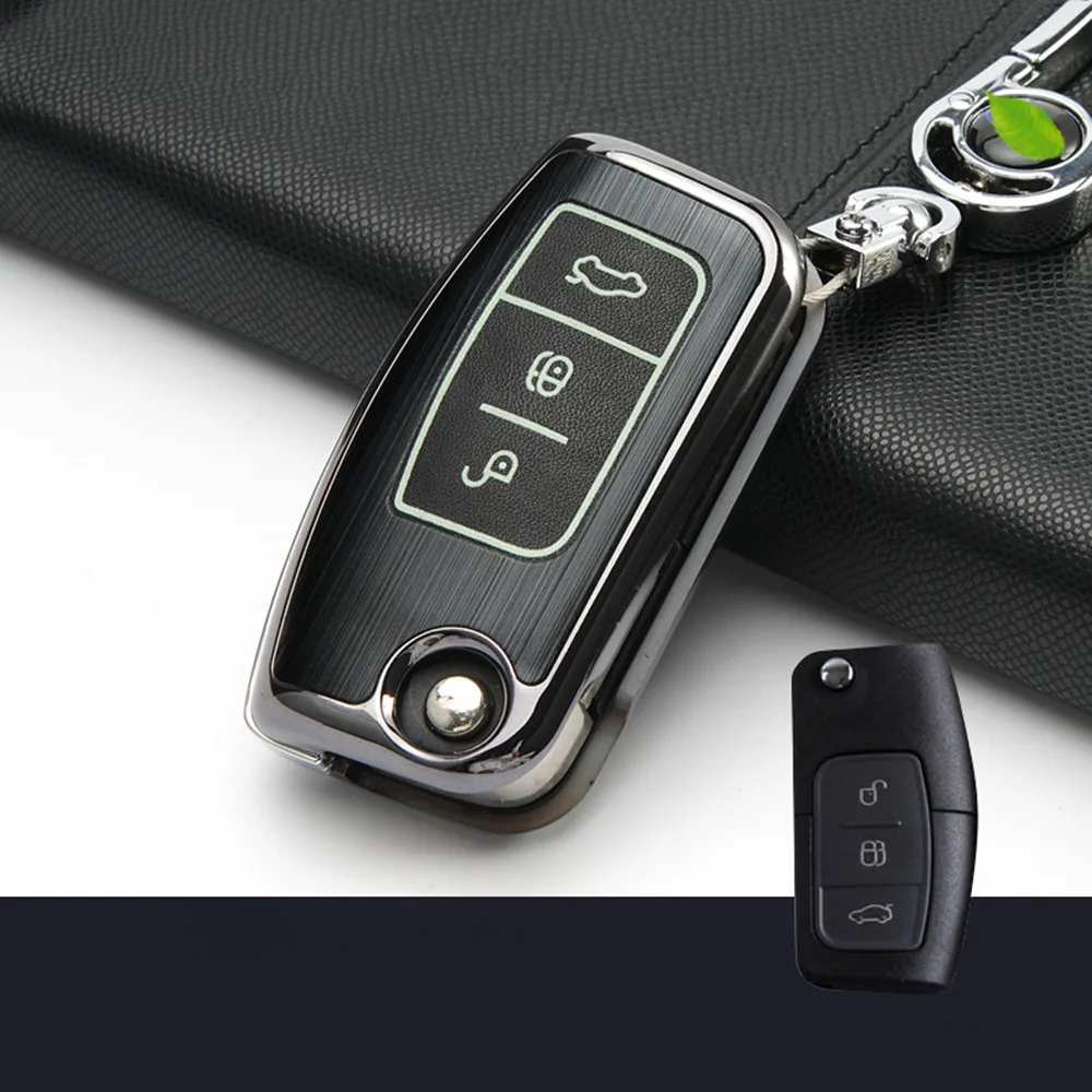 Car Key Case Cover auto key case keychain Accessories for