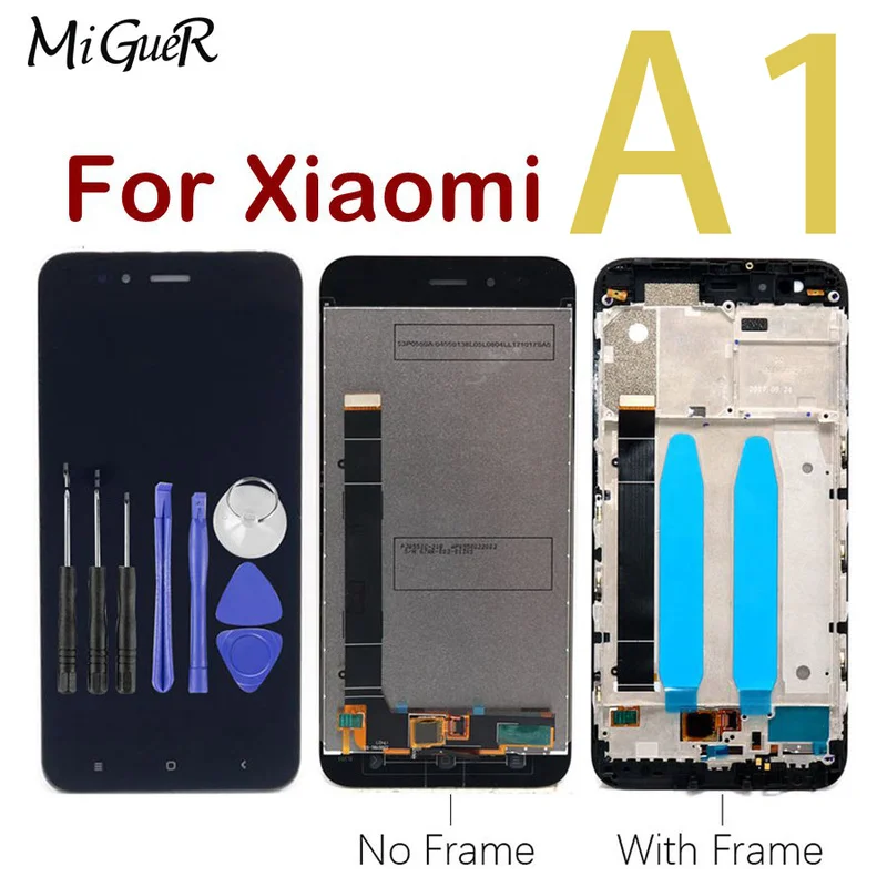 Экран Xiaomi mi A1 ЖК-дисплей Дисплей с сенсорным экраном дигитайзер в сборе для