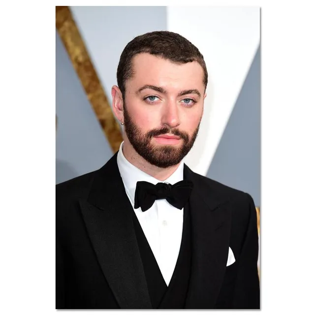 Sam Smith Poster Custom Canvas Poster Art Home Decoration Cloth Fabric ...
