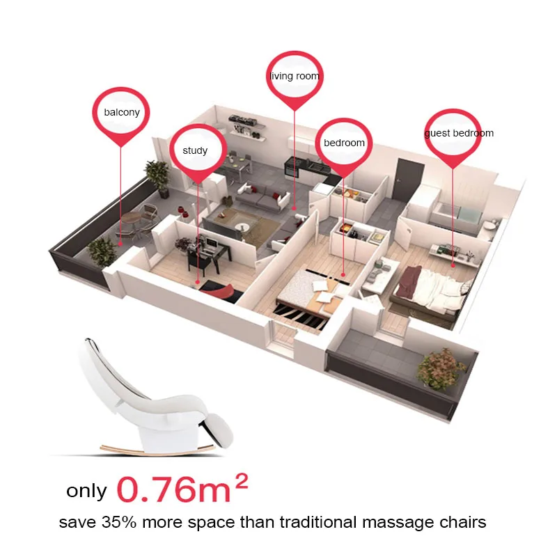 Умное массажное кресло бытовой электрический маленький мини-диван полностью автоматический многофункциональный массажер