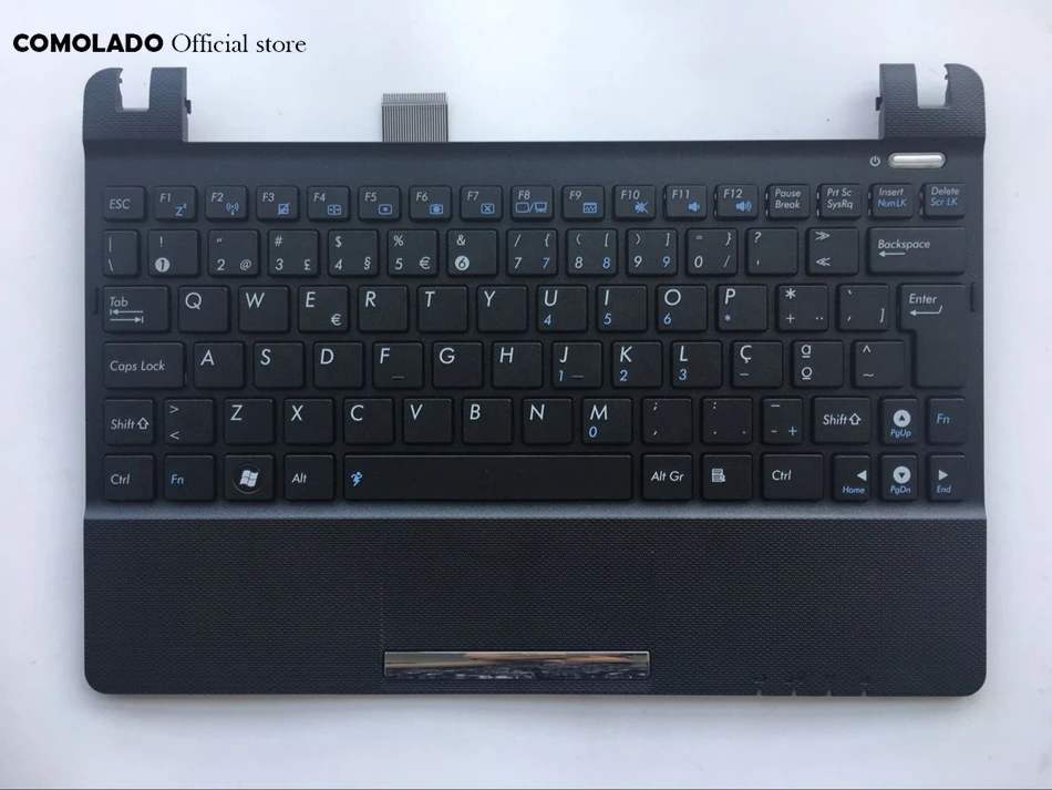 PO Portugal Keyboard For Asus Eee PC X101H X101CH Black with Black Palmrest topcase Black Laptop Keyboard PO Layout