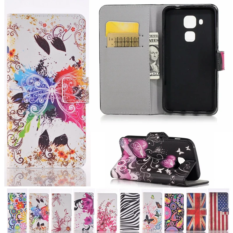 Флип чехол в стиле ретро для Huawei Y6 2017 Y7 Y3 Y5 II GR5 P9 Lite Mini P8 P10 P20 Nova 2i 3E Honor 7X 8 5A 5X кожаный