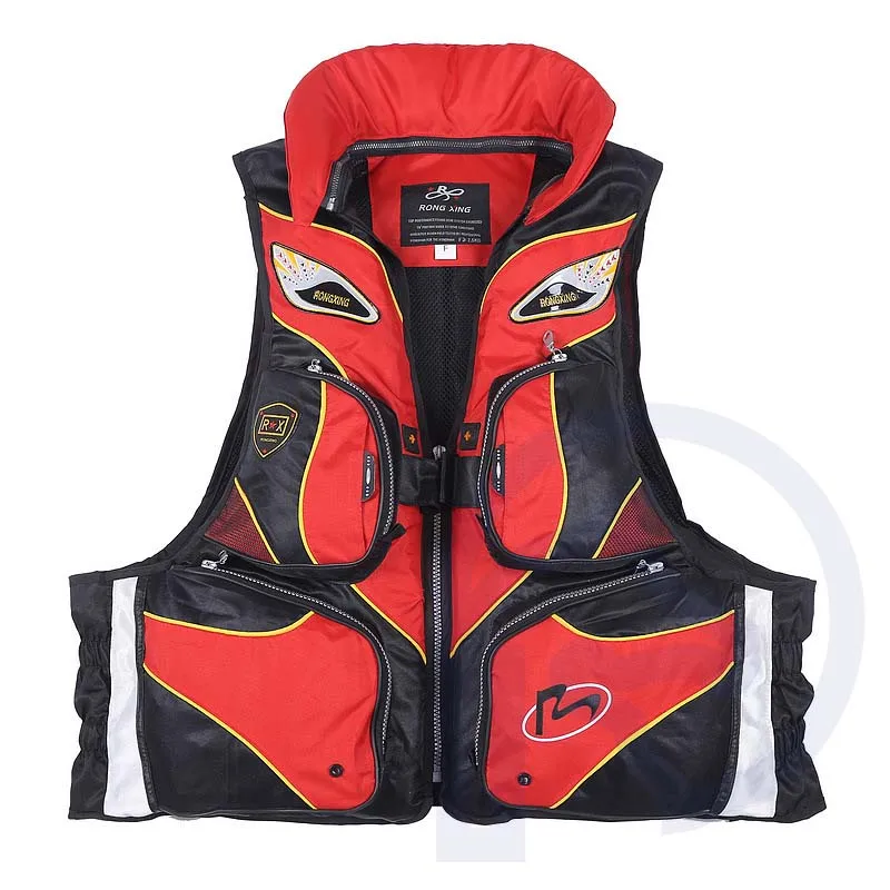 Multi Functional Fishing Vest Waterproof Multi-pocket Night Vision Drifting Sailing Boating Safety Fishing Life Vest Jacket Multi Functional Fishing Vest Waterproof Multi-pocket Night Vision Drifting Sailing Boating Safety Fishing Life Vest Jacket