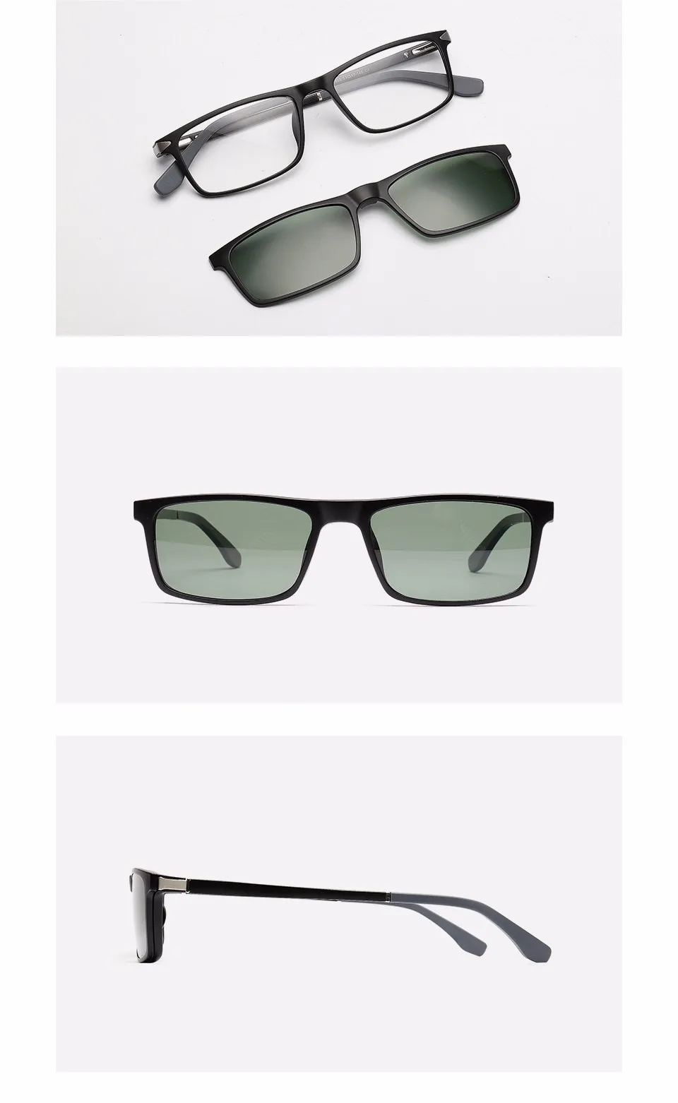 Двойного назначения TR90 мужские UV400 Солнцезащитные очки ночного вождения TR90 брендовые зеркальные очки# LJ-809