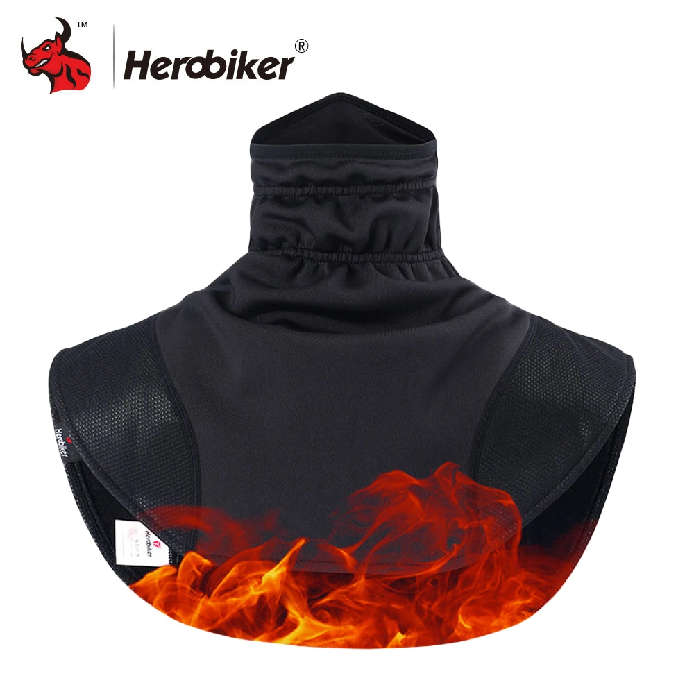 HEROBIKER мотоциклетный тепловой Балаклава шарф головной убор флисовая шапка защита