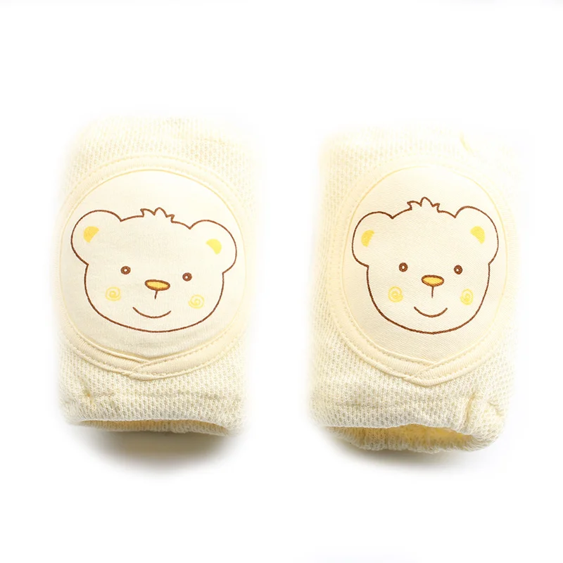 Bear Mesh Kids Leg Warmers Knee Protection Boys Girls Leg Warmers Combed Cotton Baby Crawling Anti Skid Knee Protective Cover (10)