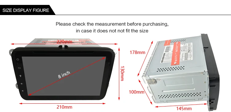 Excellent Idoing 8" 2Din Android 7.1 DVD Car Radio Multimedia Player For Volkswagen Polo GPS Navigation 8 Core Touch Screen Radio TV Wifi 23