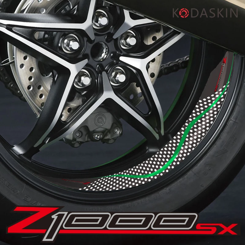 

KODASKIN Wheel Rim Stickers Vinyl Motorcycle Sticker for KAWASAKI Z1000SX