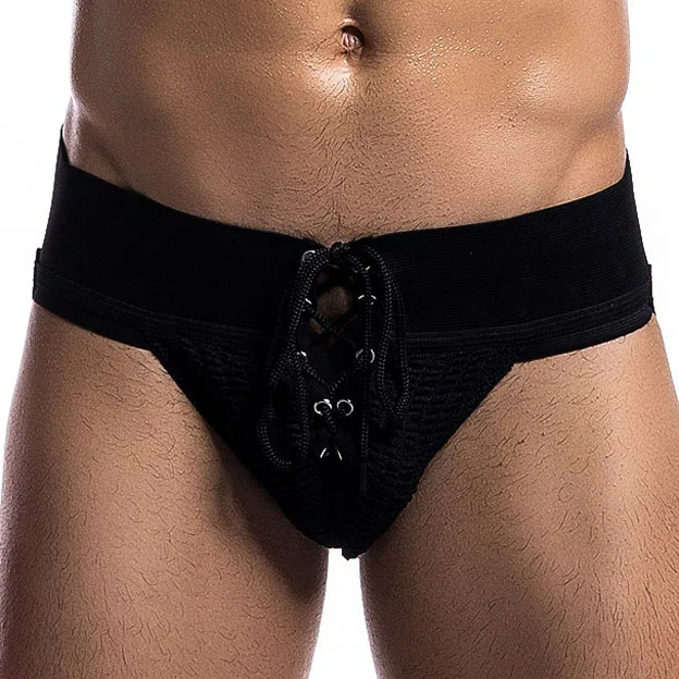 Бренд Jockstrap мужское сексуальное нижнее белье с широким ремешком стринги для геев