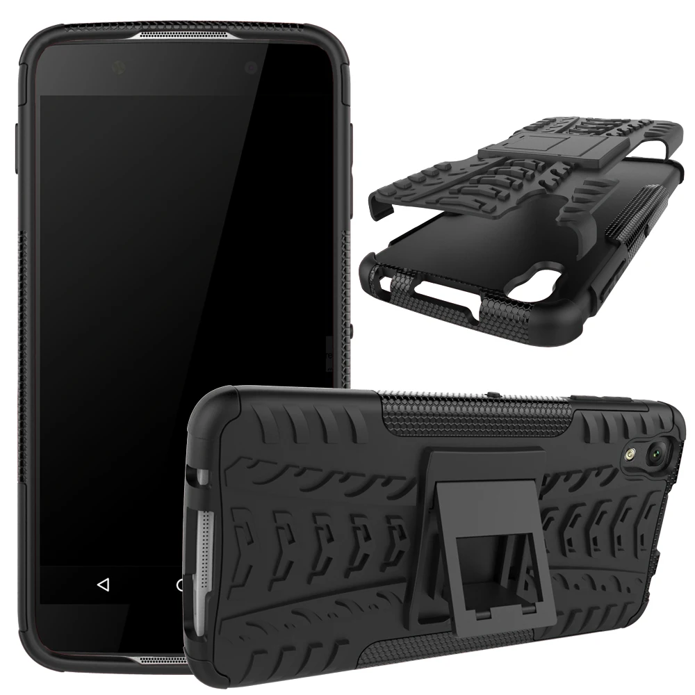 

For Alcatel Idol 4 Case Hybrid TPU + PC Armor Hard Silicone Cover For Alcatel One Touch Idol 4 6055U 6055Y 6055K Phone Case