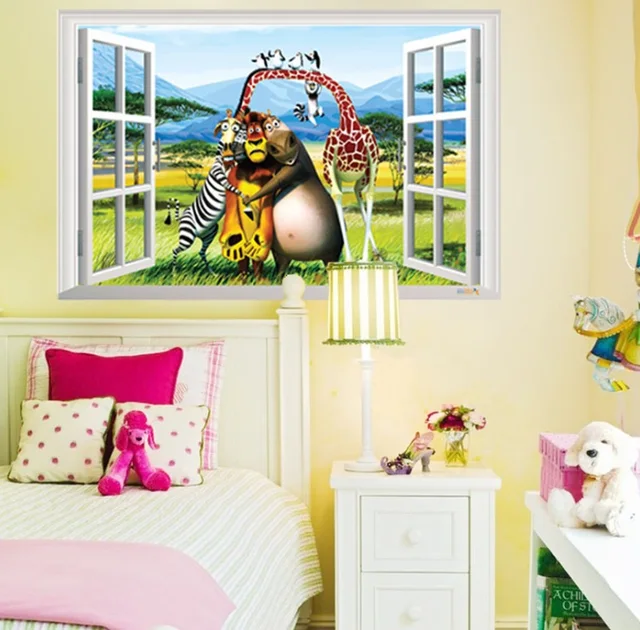 Vorlagenmappe Kinderzimmermotive Mit Bildern Fenster Kunst