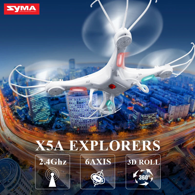 

X5A SYMA original RC Drone 2.4G Remote Control Quadcopter Aircraft with No HD cameara With 3D Roll Dron toy with 6AXIS