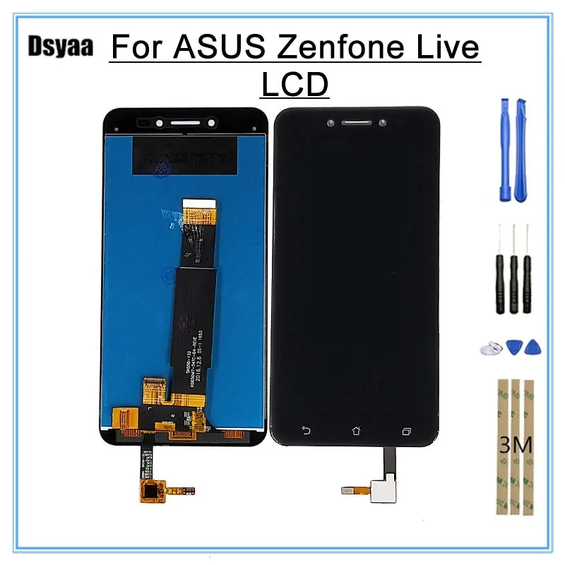 Протестировано для ASUS Zenfone Live ZB501KL X00FD A007 ЖК-дисплей с сенсорным экраном