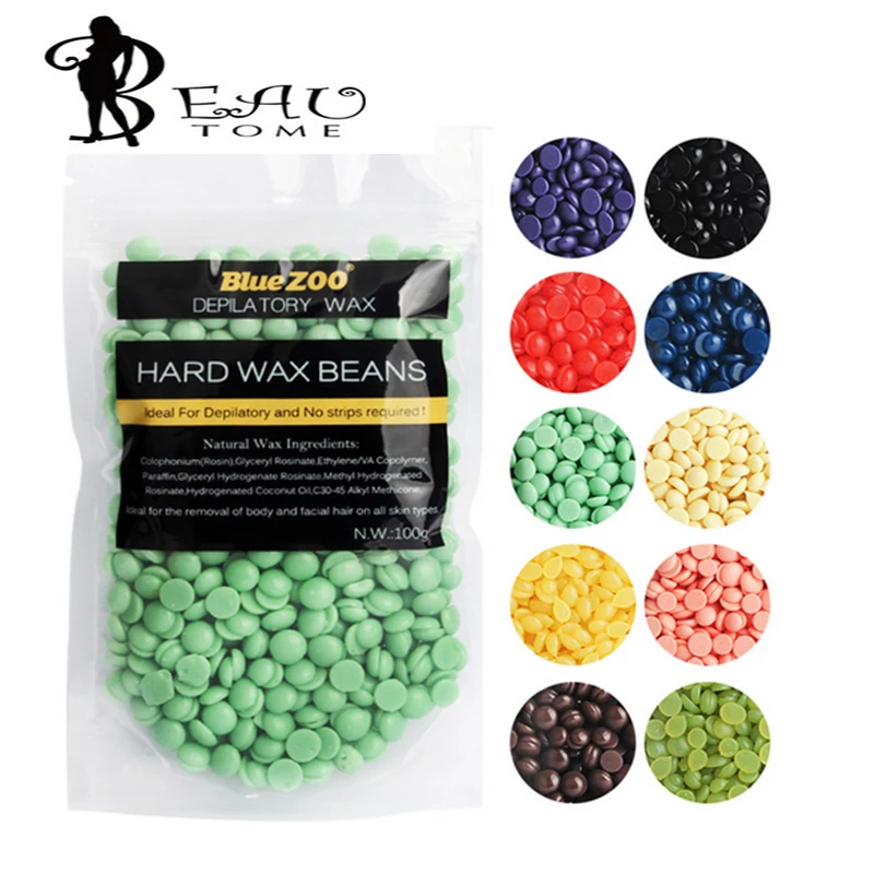 Beautome Tea Tree Wax Beans Hair Removal Depilatory Hot Film Hard Wax