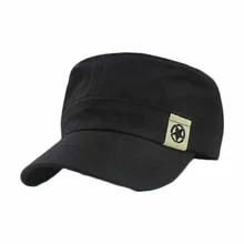 Мужские военные Регулируемый головной убор плоские верхние кепки Летняя звезда мужской хлопок мужская женская Солнцезащитная шляпа