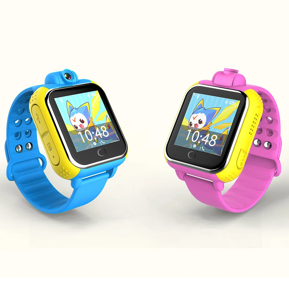 Children smart watch Q730 Touch button for 3G GPS WIFI answering phone HD camera remote monitoring voice fast delivery