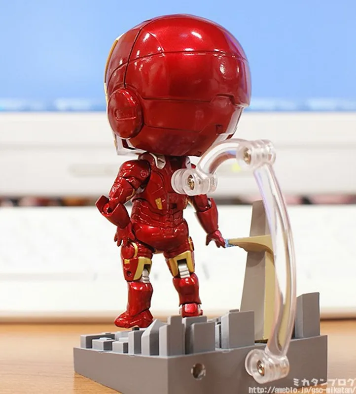 Милый Nendoroid " кино Железный человек Mark7 Tony полный набор ПВХ фигурка Коллекция Модель игрушки#284 Ironman