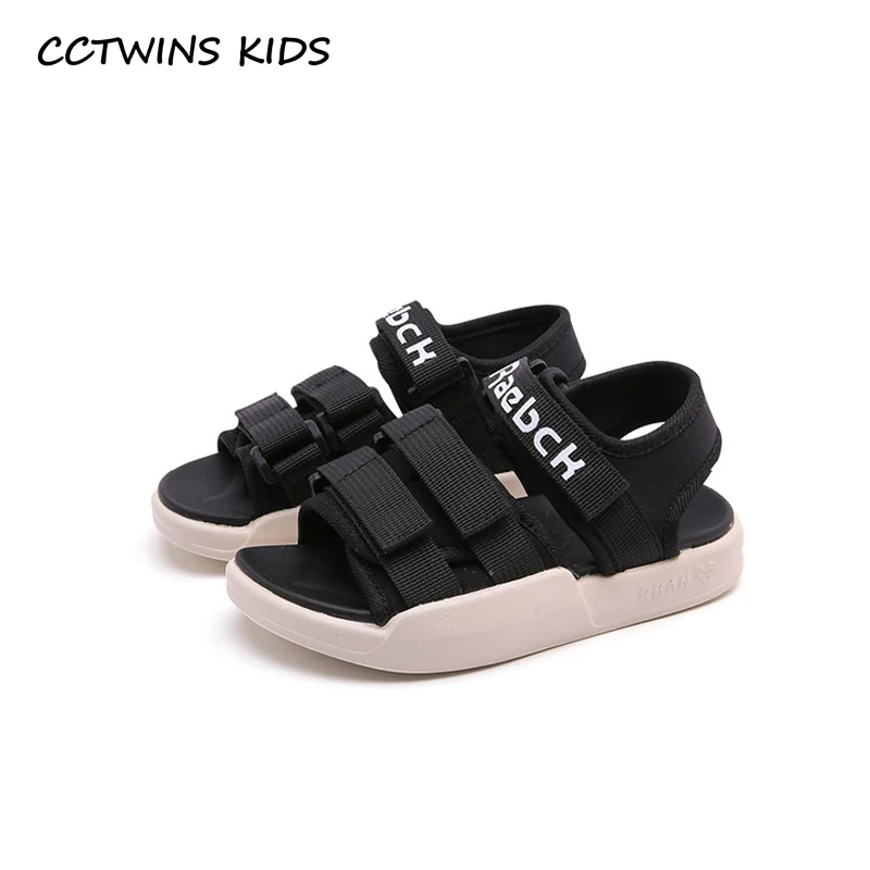 

CCTWINS Kids Shoes 2019 Summer Girls Fashion Boys Light Sandals Children Beach Flats Toddler Baby Soft Barefoot Shoes BS364