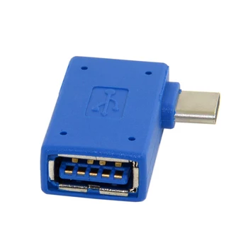 

Zihan USB-C USB 3.1 Type-C to USB 3.0 Female OTG Adapter 90 Degree Right Angled for Laptop & Cell Phone & Chromebook