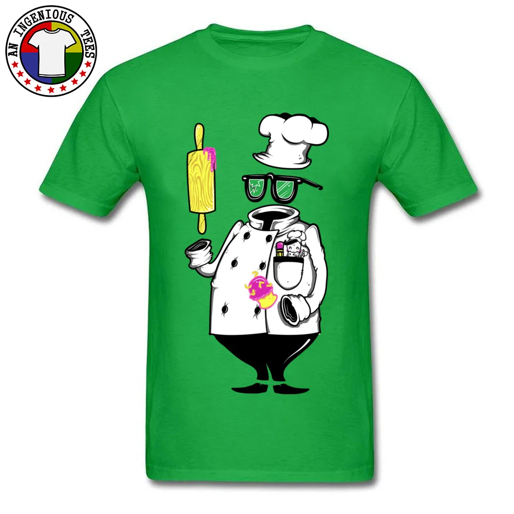 Comics invisible Baker Casual Short Sleeve Summer/Autumn Tops & Tees Prevalent Round Collar 100% Cotton Tee Shirts Man T Shirts invisible Baker green