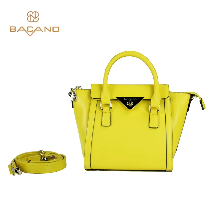 Bacano Fashion Lady Women Bags Bright Yellow Female Tze Bag Bacano Fashion Lady Women Bags Bright Yellow Female Tze Bag Microfiber Synthetic Leather S Shoulder Bolsa Feminina In From